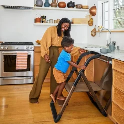 Ergobaby Evolve Chair + Kitchen Tower Bundle - Dark Wood