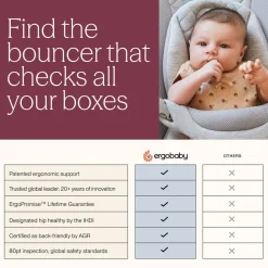 Ergobaby Evolve 3-in-1 Bouncer - Cream