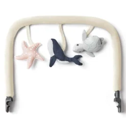 Ergobaby Evolve 3-in-1 Bouncer Toy Bar - Ocean Wonders Cream