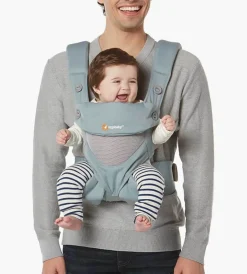 Ergobaby 360 Four Position Baby Carrier - Cool Air - Sea Mist