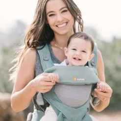 Ergobaby 360 Four Position Baby Carrier - Cool Air - Sea Mist