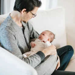 Ergobaby Natural Curve Nursing Pillow - Heathered Grey