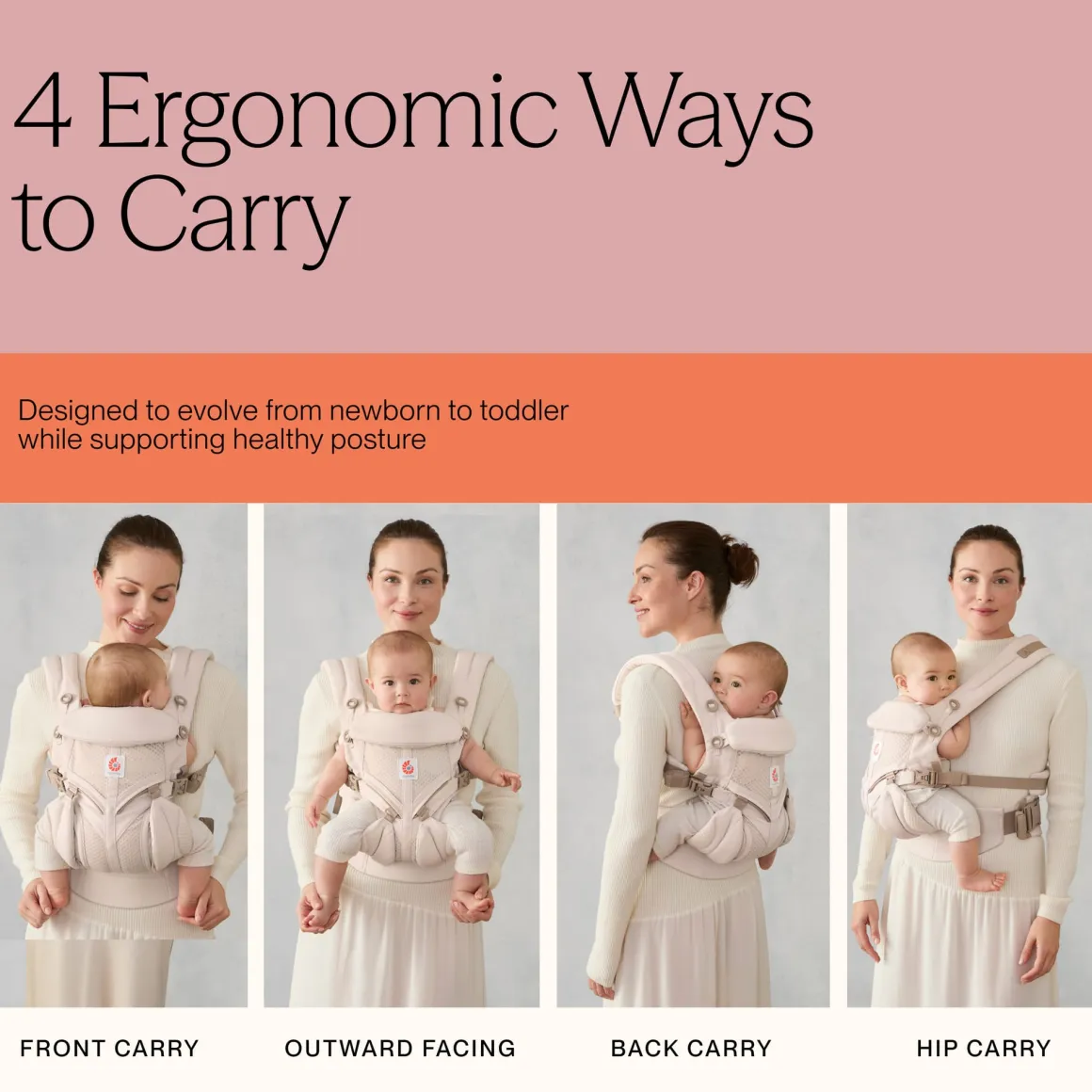 Ergobaby Omni Classic Baby Carrier - Pure Black