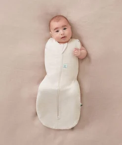 ergoPouch Cocoon Swaddle Sack 1.0 TOG - Oatmeal Marle, 3-6 Months