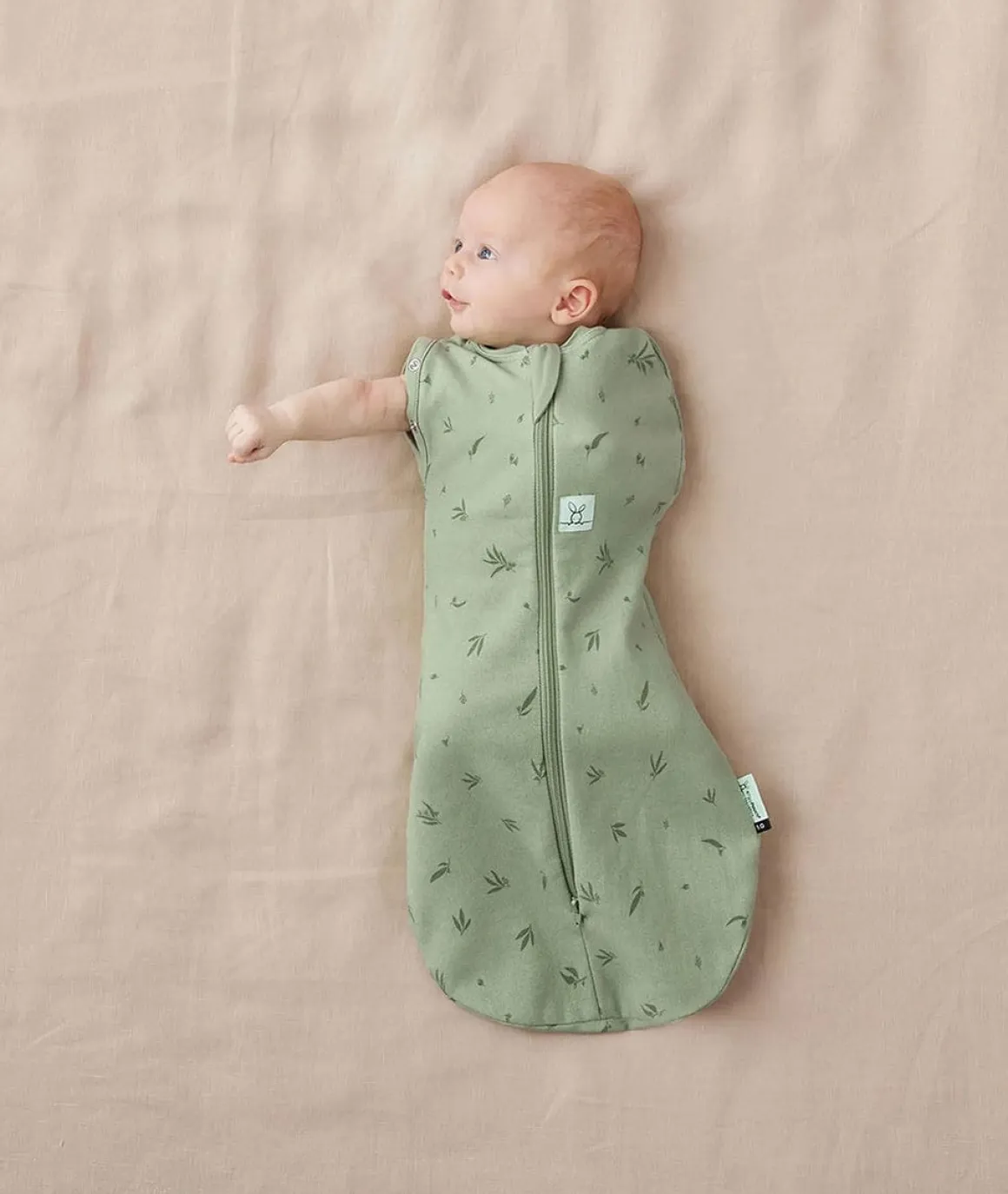 ergoPouch Cocoon Swaddle Sack 1.0 TOG - Willow, 6-12 Months