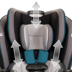 Evenflo EveryKid 3-in-1 Convertible Car Seat - Ontario Gray