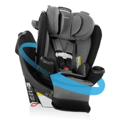 Evenflo GOLD Revolve360 Extend All-in-One Rotational Convertible Car Seat with SensorSafe - Moonstone