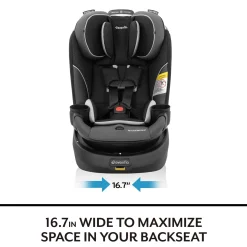 Evenflo GOLD Revolve360 Slim 2-in-1 Rotational Convertible Car Seat with SensorSafe - Amethyst