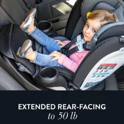Evenflo GOLD SensorSafe Revolve360 Extend Rotational All-In-One Convertible Car Seat - Opal Pink