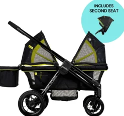 Evenflo Pivot Xplore All-Terrain Stroller Wagon + Second Seat Bundle - Wayfarer