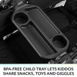 Evenflo Pivot Xplore Dreamz All-Terrain Stroller Wagon with Bassinet Insert - Jetsetter Black