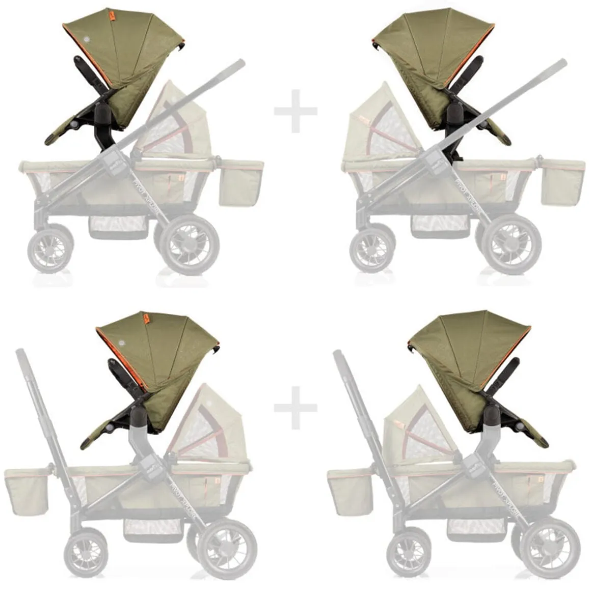 Evenflo Pivot Xplore Stroller Wagon Second Seat - Gypsy