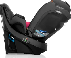 Evenflo Revolve360 Extend Rotational All-in-one Convertible Car Seat With Quick Clean Cover - Rowe Pink
