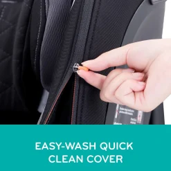 Evenflo Revolve360 Extend Rotational All-in-one Convertible Car Seat With Quick Clean Cover - Rowe Pink