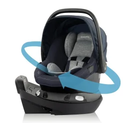 Evenflo Revolve180 Litemax NXT Core+ Infant Car Seat - Beau Navy