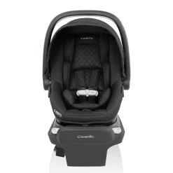 Evenflo Revolve180 LiteMax NXT Rotational Infant Car Seat with SensorySoothe - Jasper Black