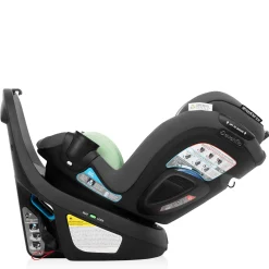 Evenflo Revolve360 Slim 2-in-1 Rotational Convertible Car Seat with SensorSafe - Peridot Green (Green & Gentle)
