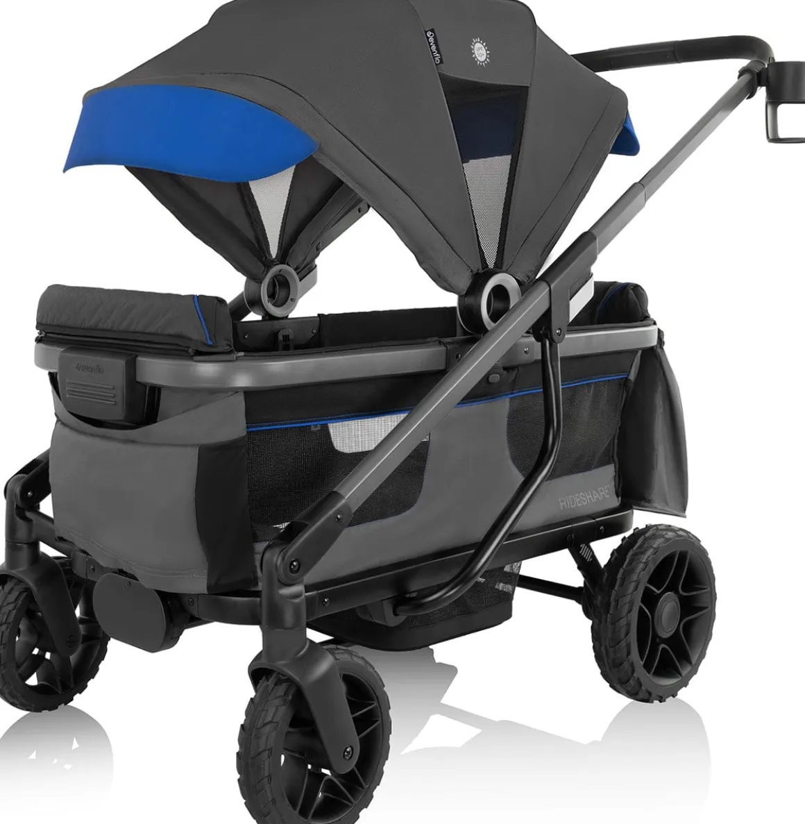 Evenflo Shyft Rideshare All-Terrain Performance Stroller Wagon - Electric Blue