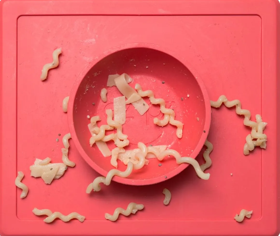EZPZ Happy Mat Placemat & Bowl - Coral