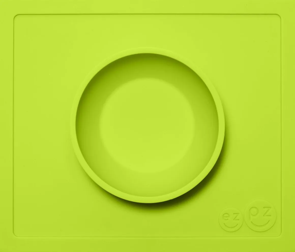 EZPZ Happy Mat Placemat & Bowl - Lime