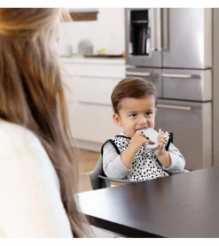 EZPZ Infant Bundle - First Foods Set + Oral Development Tools - Pewter