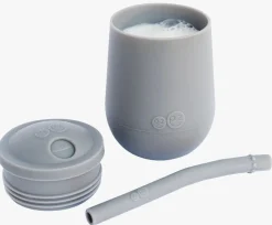 EZPZ Mini Cup Training Cup + Straw Training System - Gray