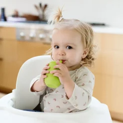 EZPZ Mini Cup Training Cup + Straw Training System - Lime