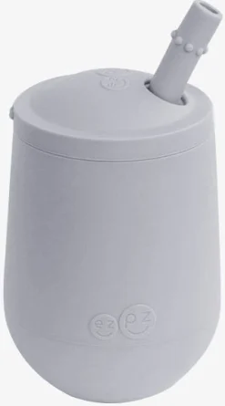 EZPZ Mini Cup Training Cup + Straw Training System - Pewter