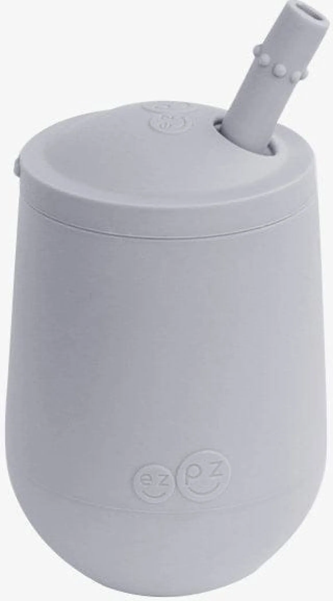 EZPZ Mini Cup Training Cup + Straw Training System - Pewter