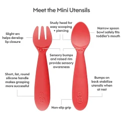 EZPZ Mini Feeding Set - Coral