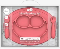 EZPZ Mini Feeding Set - Coral