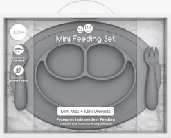 EZPZ Mini Feeding Set - Gray