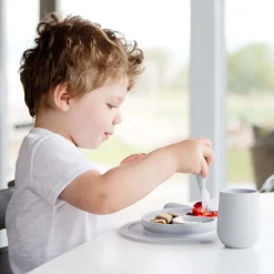 EZPZ Mini Feeding Set - Pewter