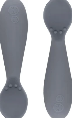 EZPZ Tiny Spoon, Twin Pack - Gray