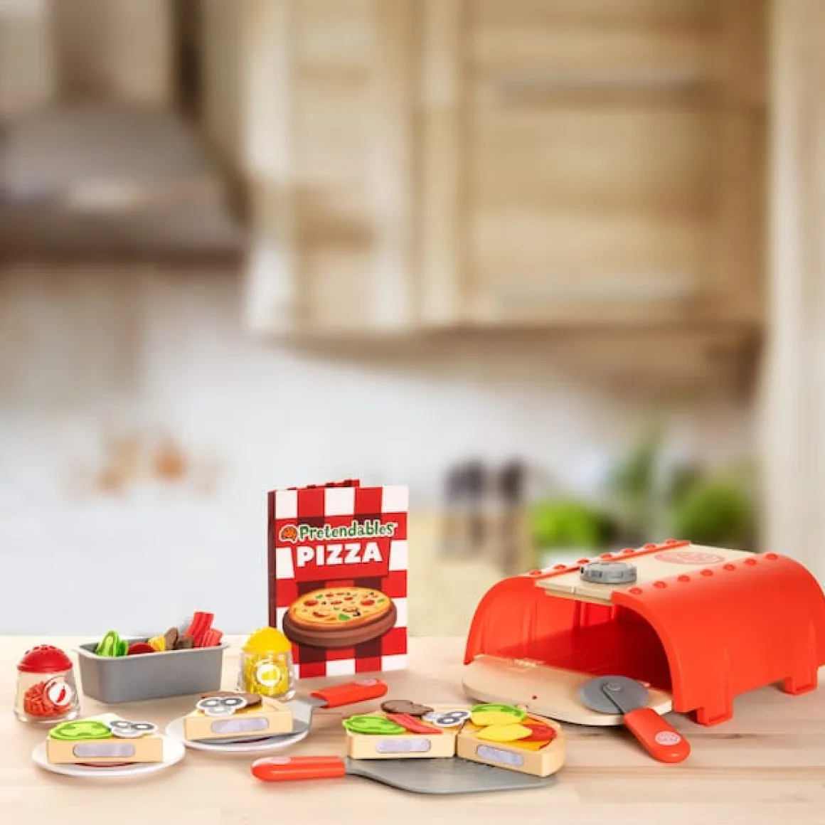 Fat Brain Toys Pretendables Backyard Pizza Oven Set