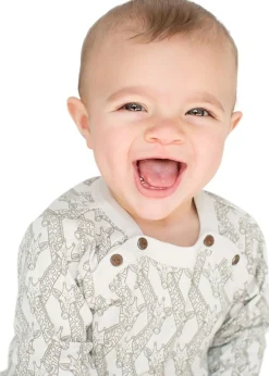 Finn+Emma Footie, 6-9m - Giraffe