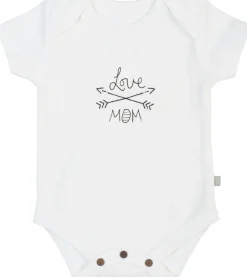 Finn+Emma Lap Shoulder Bodysuit, 6-9m - White