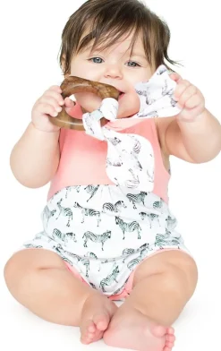 Finn+Emma Romper, 0-3m - Zebras