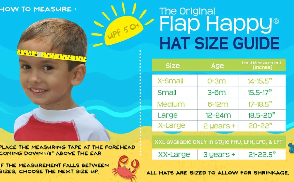 Flap Happy UPF50+ Bucket Sun Hat, X-Small (0-3m) - Artsy Sharks