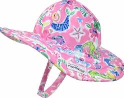 Flap Happy UPF50+ Summer Splash Swim Hat, Medium (6-12m) - Mystic Mermaids