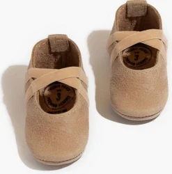 Freshly Picked Ballet Slipper Mini Sole V2, Size 3 - Weathered Brown