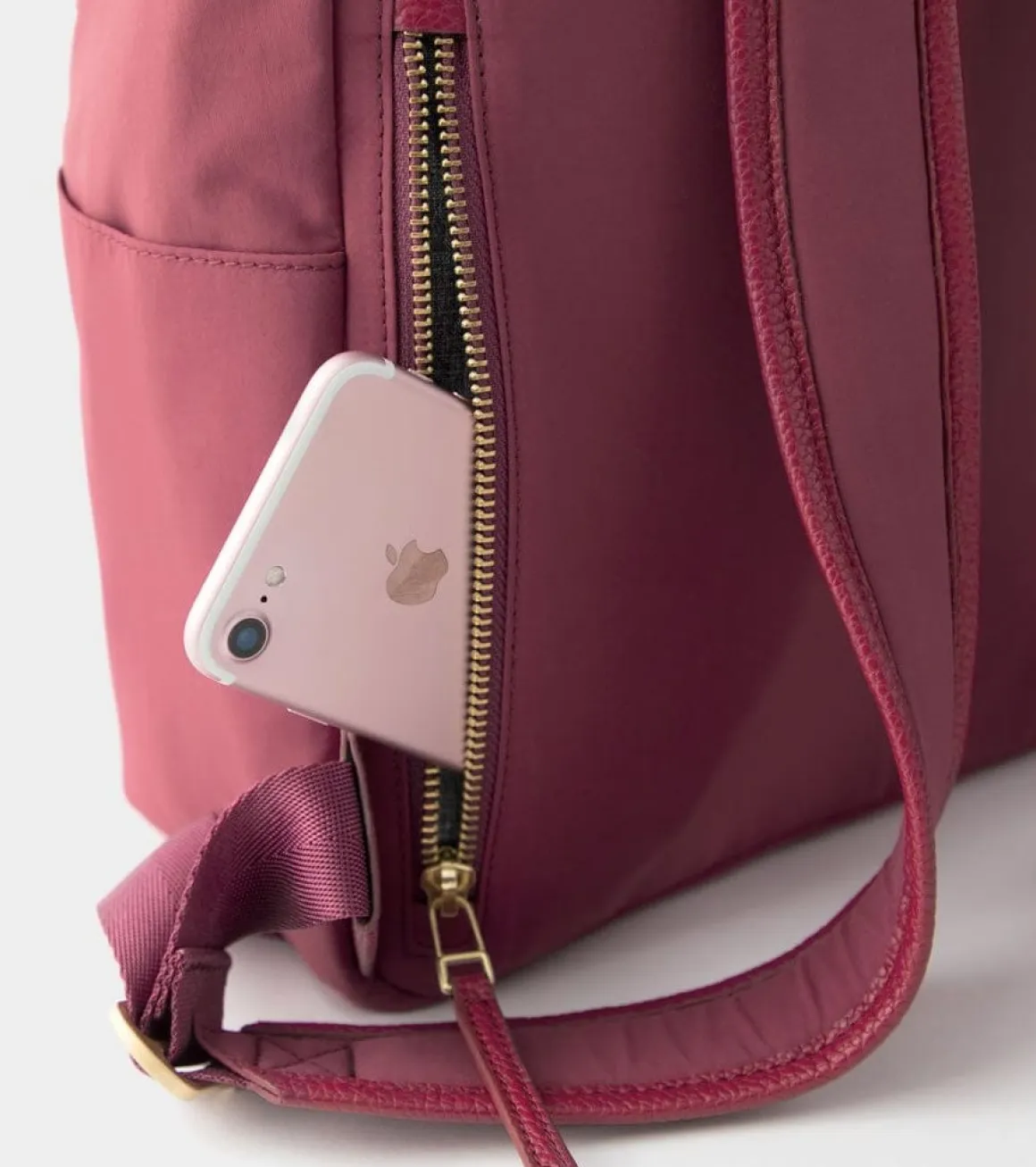 Freshly Picked City Pack Backpack Diaper Bag - Berry