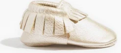 Freshly Picked Classic Moccasins, Size 3 - Platinum