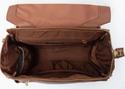 Freshly Picked Mini Classic Diaper Bag II - Cognac