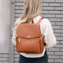 Freshly Picked Mini Classic Diaper Bag II - Cognac