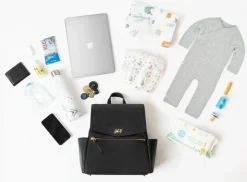 Freshly Picked Mini Classic Diaper Bag II - Cognac