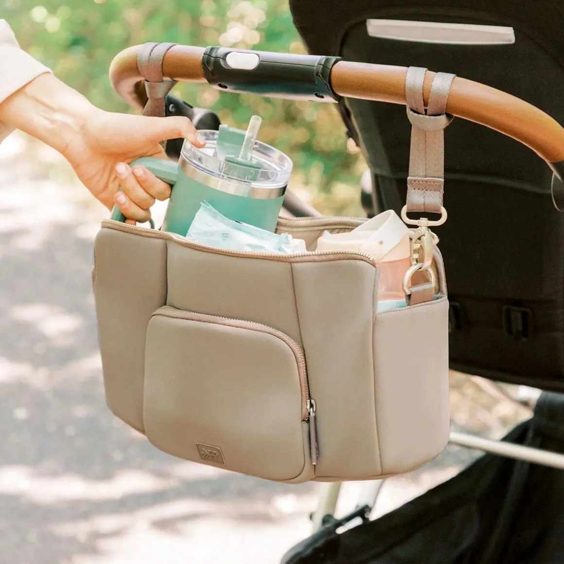 Freshly Picked Seoul Stroller Caddy - Aspen