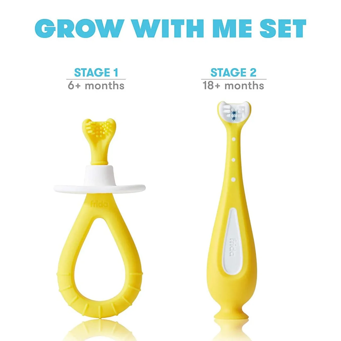 FridaBaby Grow-with-Me Training Toothbrush Set
