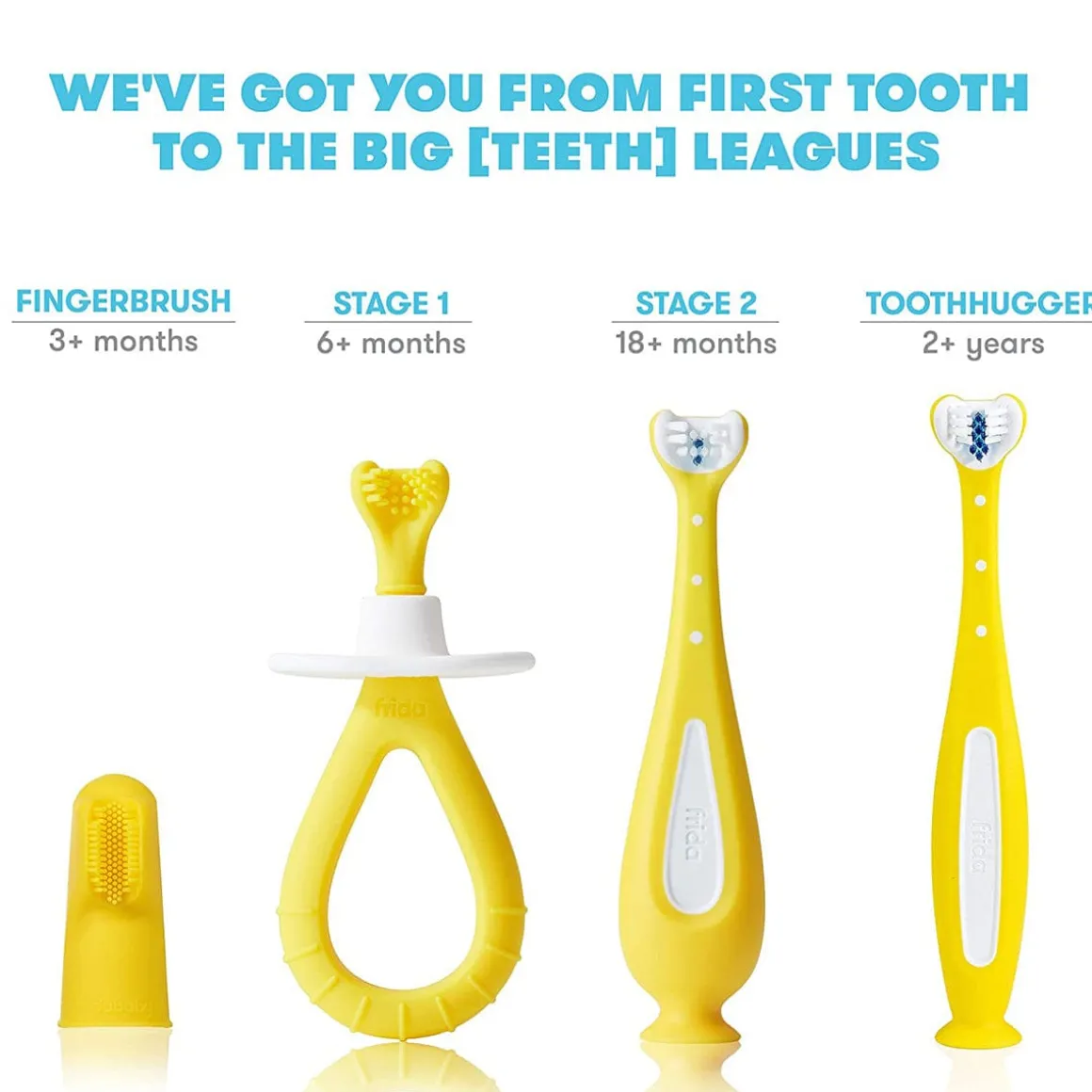 FridaBaby Grow-with-Me Training Toothbrush Set