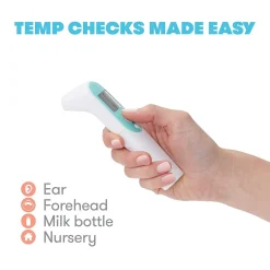 FridaBaby 3-in-1 Ear, Forehead + Touchless Infrared Thermometer